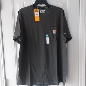 Carhartt Short-Sleeve Pocket Tee in Charcoal Gray